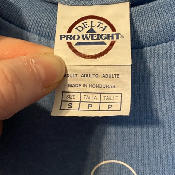 Delta Pro Weight blue Styx 2019 World Tour graphic band tee unisex sz S - Picture 3 of 7